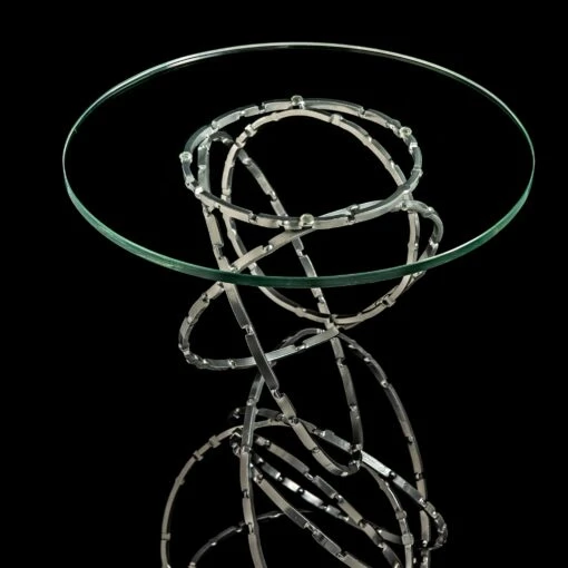 Olympus Glass Top Accent Table - Image 4