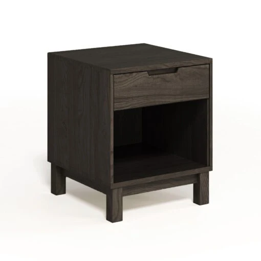 Oslo 1-Drawer Enclosed Shelf Nightstand - Image 6