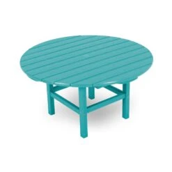 POLYWOOD Outdoor 38" Conversation Table -HomeNest Store Outdoor 38 Inch Conversation Table RCT38AR Aruba