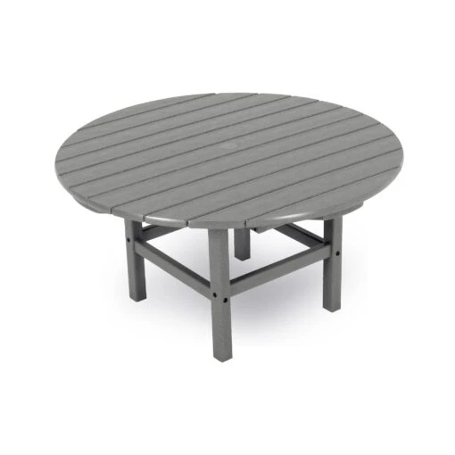 POLYWOOD Outdoor 38" Conversation Table - Image 2