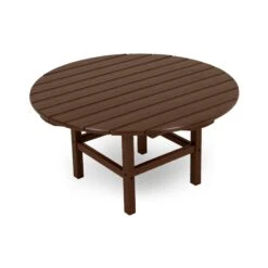 POLYWOOD Outdoor 38" Conversation Table -HomeNest Store Outdoor 38 Inch Conversation Table RCT38MA Mahogany