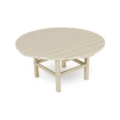 POLYWOOD Outdoor 38" Conversation Table -HomeNest Store Outdoor 38 Inch Conversation Table RCT38SA Sand
