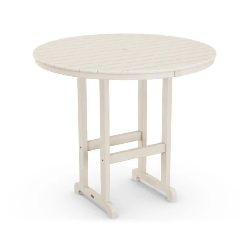 POLYWOOD Outdoor 48" Round Bar Table - Image 7