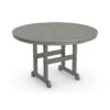 POLYWOOD Outdoor 48" Round Dining Table -HomeNest Store Outdoor 48 Inch Round Dining Table
