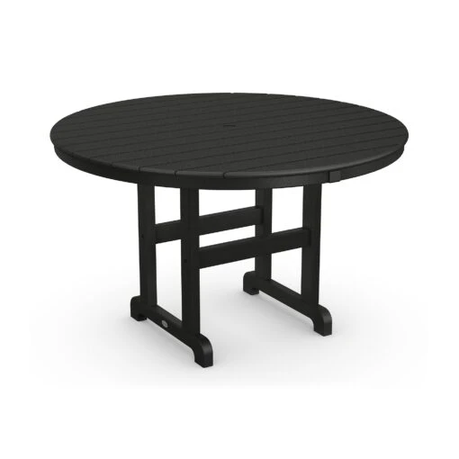 POLYWOOD Outdoor 48" Round Dining Table - Image 4