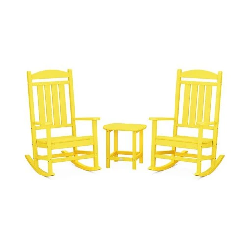 POLYWOOD Presidential Outdoor Rocking Chair 3-Piece Set - Image 10