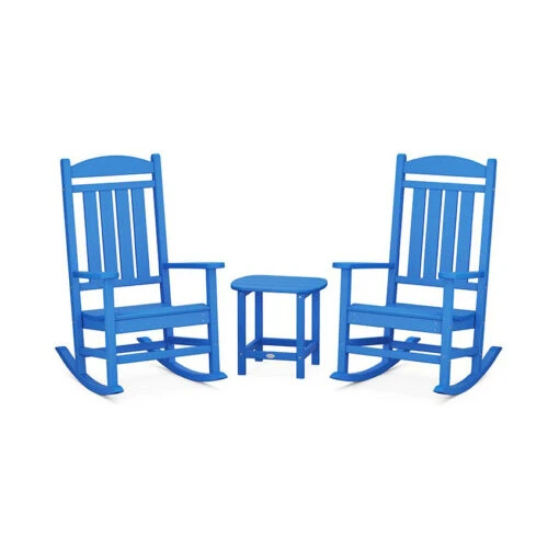 POLYWOOD Presidential Outdoor Rocking Chair 3-Piece Set - Image 11