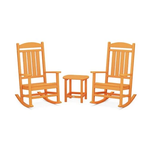 POLYWOOD Presidential Outdoor Rocking Chair 3-Piece Set - Image 13
