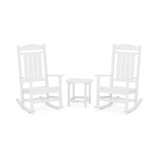 POLYWOOD Presidential Outdoor Rocking Chair 3-Piece Set - Image 7