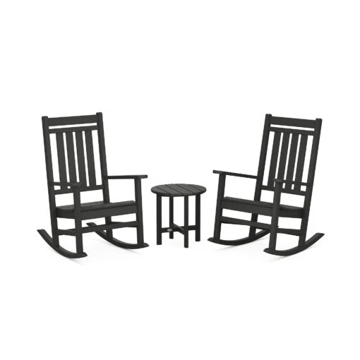 POLYWOOD Estate 3-Piece Rocking Chair Set - Image 2