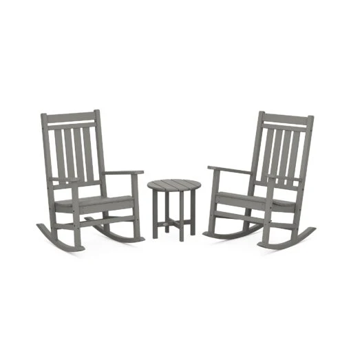 POLYWOOD Estate 3-Piece Rocking Chair Set - Image 3