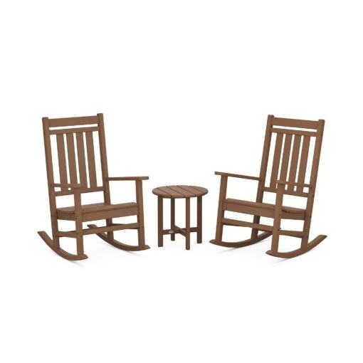 POLYWOOD Estate 3-Piece Rocking Chair Set - Image 4