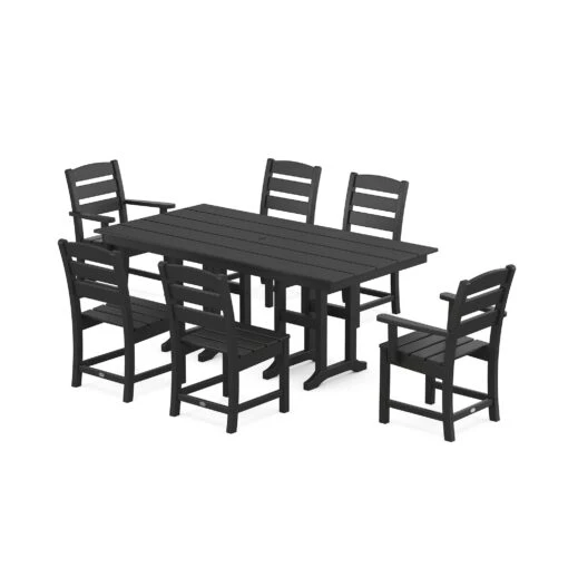 POLYWOOD Lakeside 7-Piece Farmhouse Dining Set - Image 3