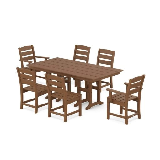 POLYWOOD Lakeside 7-Piece Farmhouse Dining Set - Image 4