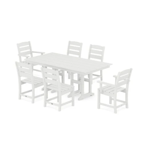 POLYWOOD Lakeside 7-Piece Farmhouse Dining Set - Image 7