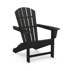 POLYWOOD Palm Coast Adirondack Chair -HomeNest Store Palm Coast Adirondack Chair HNA10BL Black