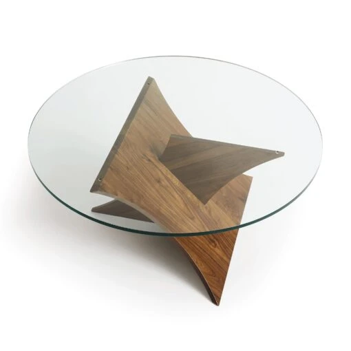 Planes Round Glass Top Coffee Table - Image 3