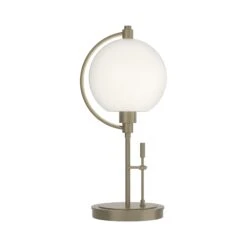 Pluto Table Lamp -HomeNest Store Pluto Table Lamp Soft Gold Opal