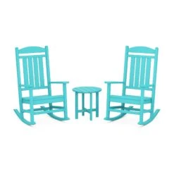 POLYWOOD Presidential 3-Piece Rocker Set -HomeNest Store Presidential 3 Piece Rocker Set PWS109 1 AR Aruba