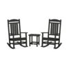 POLYWOOD Presidential Outdoor Rocking Chair 3-Piece Set -HomeNest Store Presidential Outdoor Rocking Chair 3 Piece Set