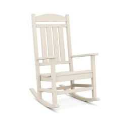 POLYWOOD Presidential Outdoor Rocking Chair -HomeNest Store Presidential Outdoor Rocking Chair R100SA Sand