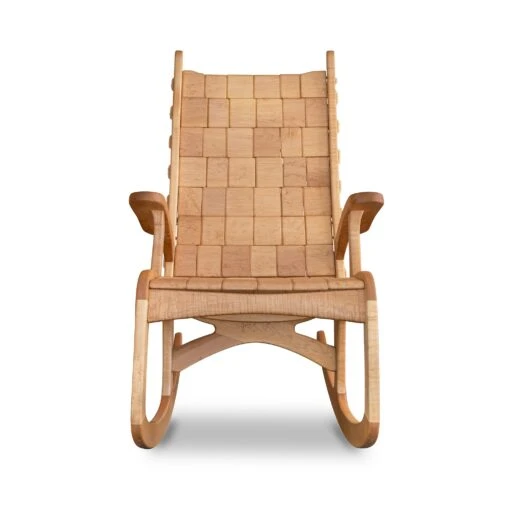 Quilted Vermont Birdseye Maple Rocking Chair - Image 2