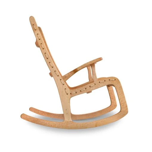 Quilted Vermont Birdseye Maple Rocking Chair - Image 3