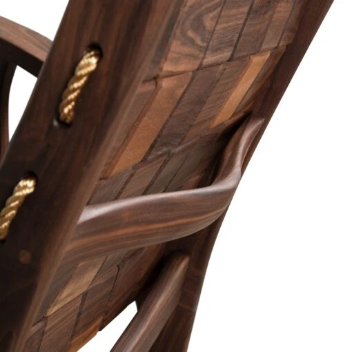 Quilted Vermont Walnut Rocking Chair - Image 15