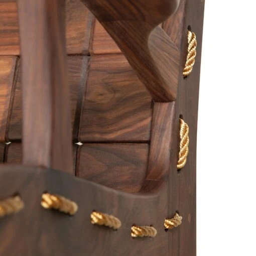 Quilted Vermont Walnut Rocking Chair - Image 7