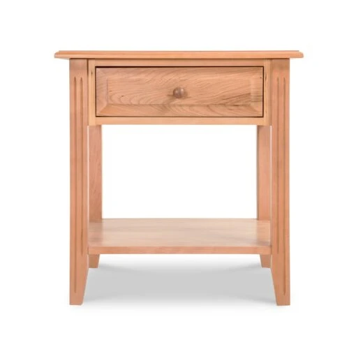 Renfrew Shaker 1-Drawer Open Shelf Nightstand - Image 6