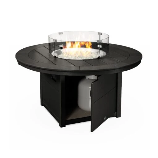 POLYWOOD Round 48" Fire Pit Table - Image 2