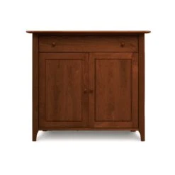 Sarah 1-Drawer, 2-Door Buffet -HomeNest Store Sarah Cherry 1 Drawer 2 Door Buffet Cognac Cherry