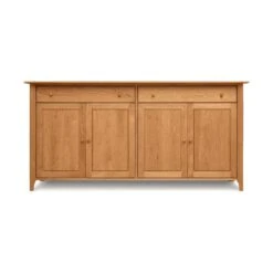 Sarah 2-Drawer, 4-Door Buffet -HomeNest Store Sarah Cherry 2 Drawer 4 Door Buffet Natural Cherry