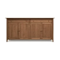 Sarah 2-Drawer, 4-Door Buffet -HomeNest Store Sarah Cherry 2 Drawer 4 Door Buffet Saddle Cherry