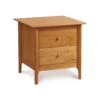 Sarah 2-Drawer Nightstand -HomeNest Store Sarah Cherry 2 Drawer Nightstand