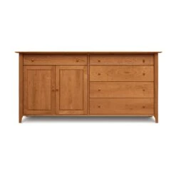 Sarah 2 Door, 5 Drawer Buffet -HomeNest Store Sarah Cherry 5 Drawer 2 Door Buffet Doors Left Autumn Cherry
