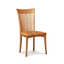 Sarah Shaker Cherry Chair With Wooden Seat