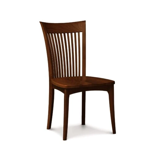 Sarah Shaker Cherry Chair With Wooden Seat - Image 4