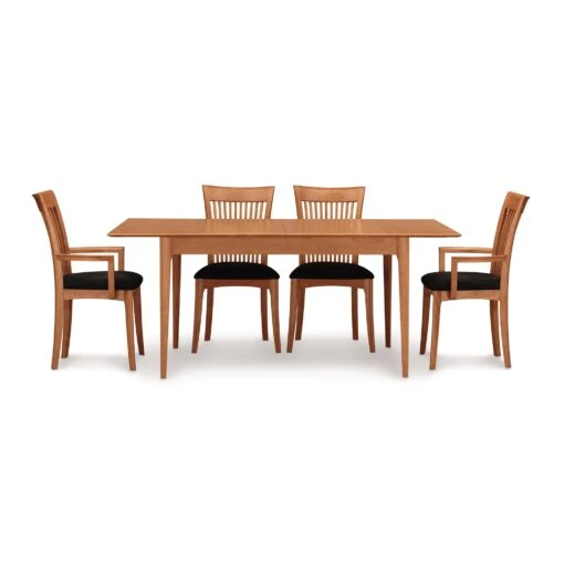 Sarah Shaker Tapered Leg Extension Table