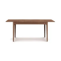 Sarah Shaker Tapered Leg Extension Table -HomeNest Store Sarah Cherry Four Leg Extension Table 38x66 Saddle Cherry