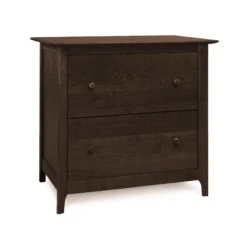 Sarah Lateral Filing Cabinet -HomeNest Store Sarah Cherry Lateral File Cabinet Smoke Cherry
