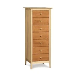 Sarah 7-Drawer Lingerie Chest -HomeNest Store Sarah Cherry Maple 7 Drawer Lingerie Chest