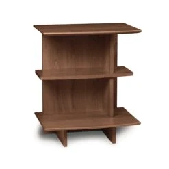Sarah Open Shelf Nightstand -HomeNest Store Sarah Cherry Right Open Shelf Nightstand Saddle Cherry