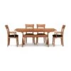 Sarah Shaker Trestle Extension Table -HomeNest Store Sarah Cherry Trestle Extension Table
