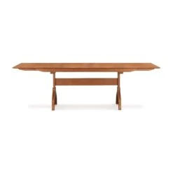 Sarah Shaker Trestle Extension Table -HomeNest Store Sarah Cherry Trestle Extension Table 3