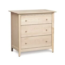 Sarah 3-Drawer Chest -HomeNest Store Sarah Maple 3 Drawer Chest Parchment Maple