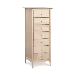 Sarah 7-Drawer Lingerie Chest -HomeNest Store Sarah Maple 7 Drawer Lingerie Chest Parchment Maple