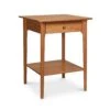 Sarah 1-Drawer Open Shelf Nightstand -HomeNest Store Sarah Shaker 1 Drawer Open Shelf Nightstand