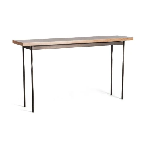Senza Wood Top Console Table - Image 4