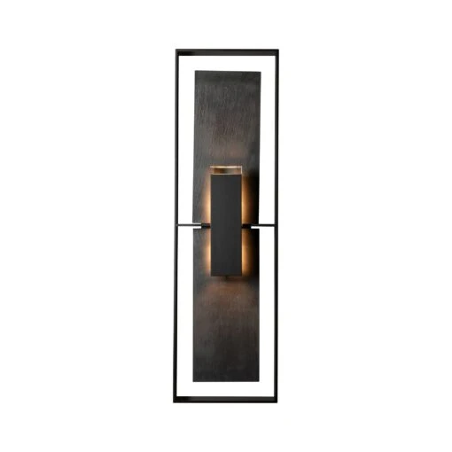Shadow Box Tall W/Slate Dark Sky Friendly Outdoor Sconce - Image 5